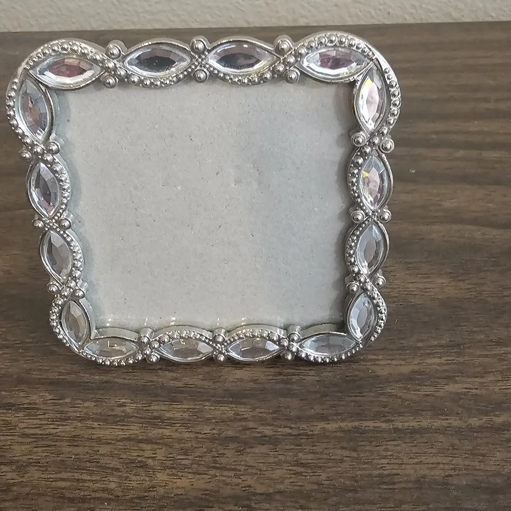 Ornate Rhinestone Photo Frame Set (2) - Picture 2 of 3